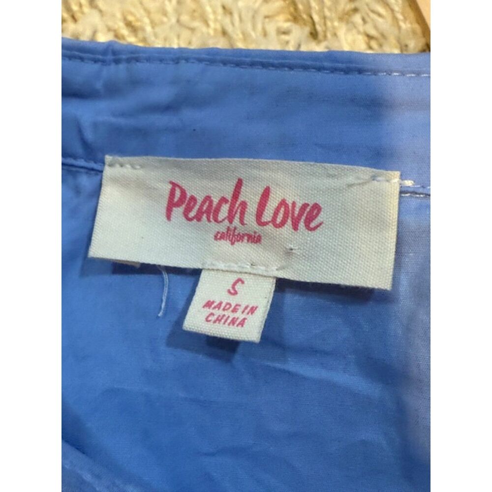 Peach Love CA‎ Sequin Football Babydoll Dress Small Game Day Coquette - Picture 5 of 6